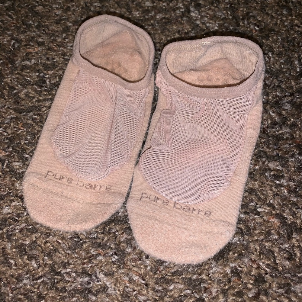 Pure Barre Nude Sheer Top Socks 5 for $25